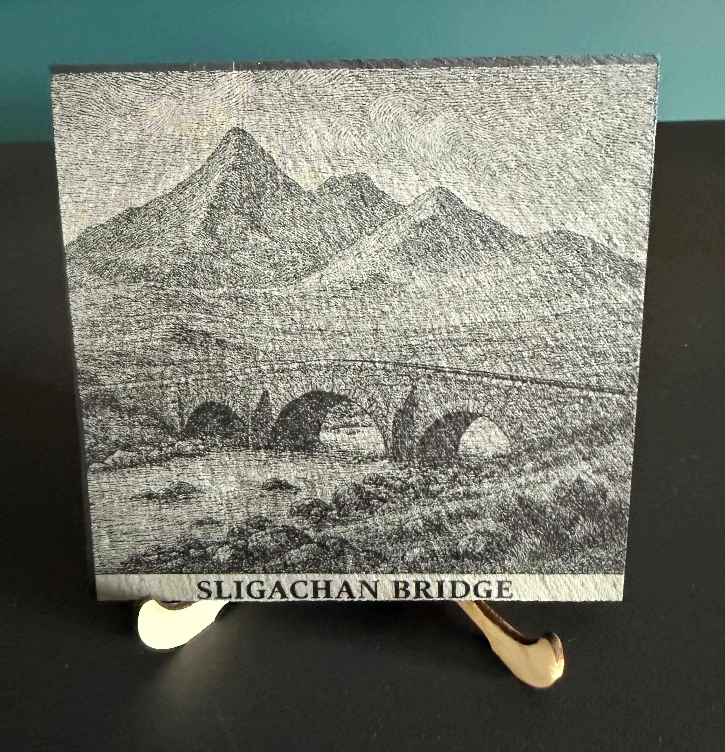 Sligachan Cuillins Slate coaster