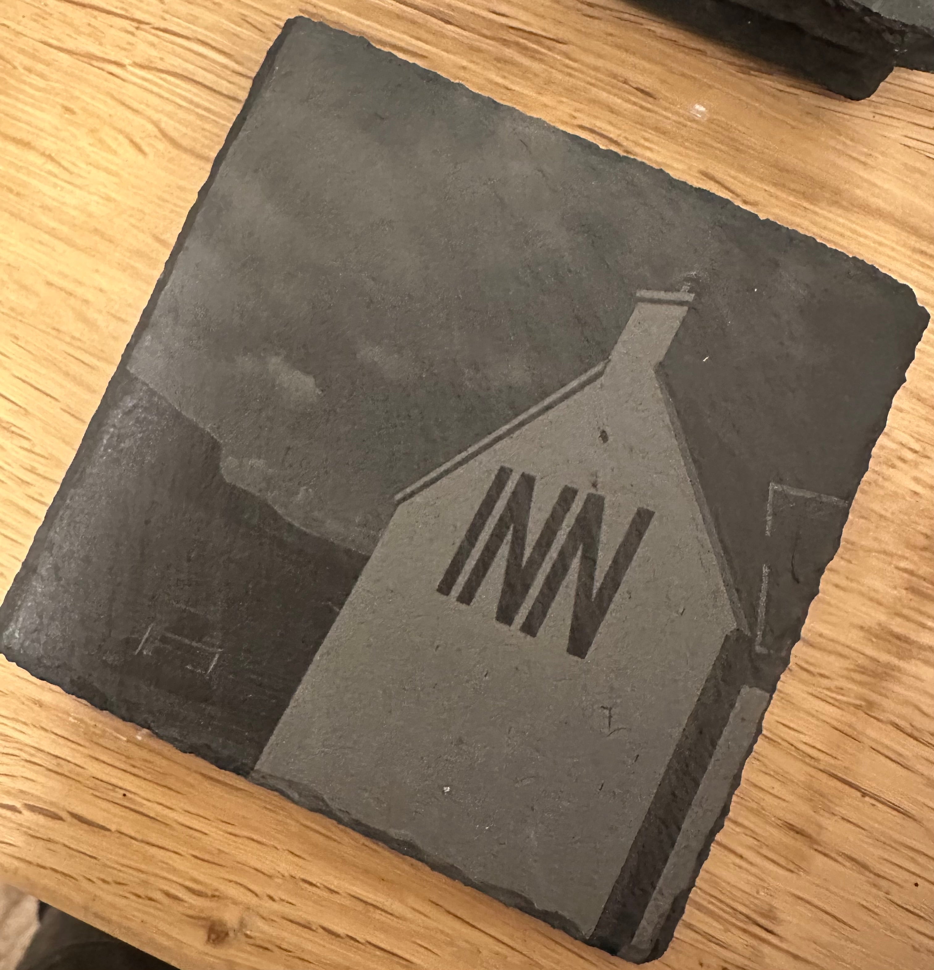 Stein Inn engraved coaster