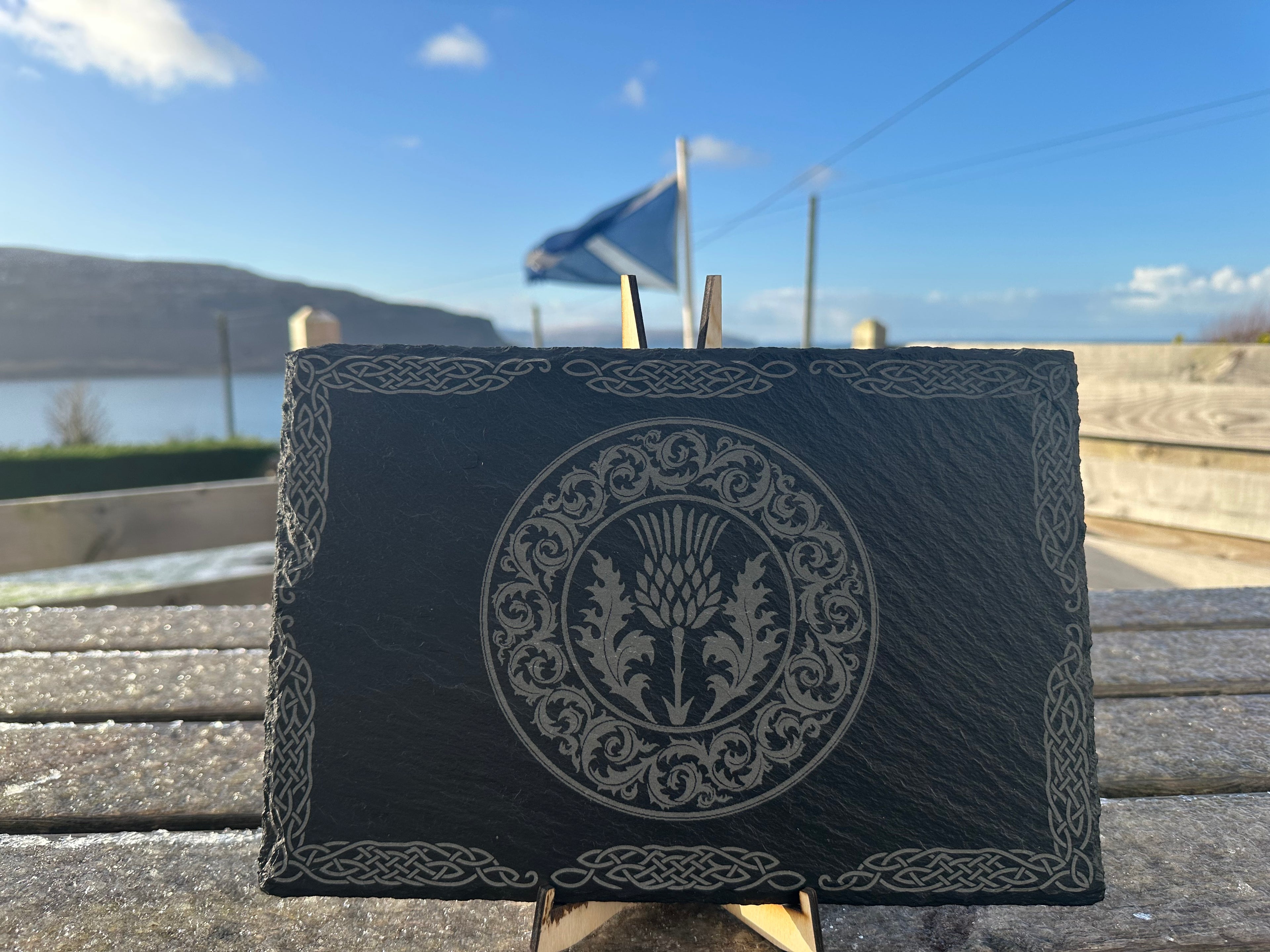 Celtic Knotwork thistle placemat