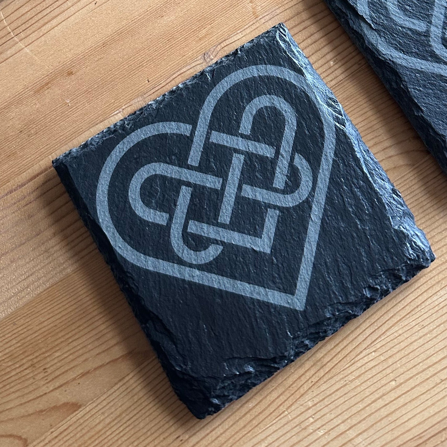 Celtic Love Knot Slate Coaster